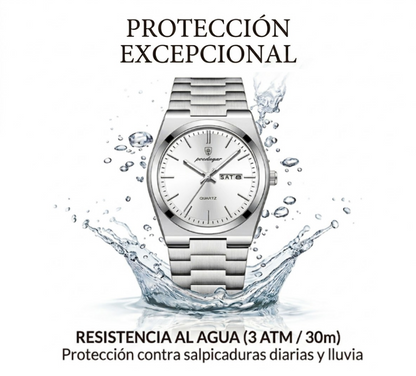 Reloj Poedagar Executive - Plata