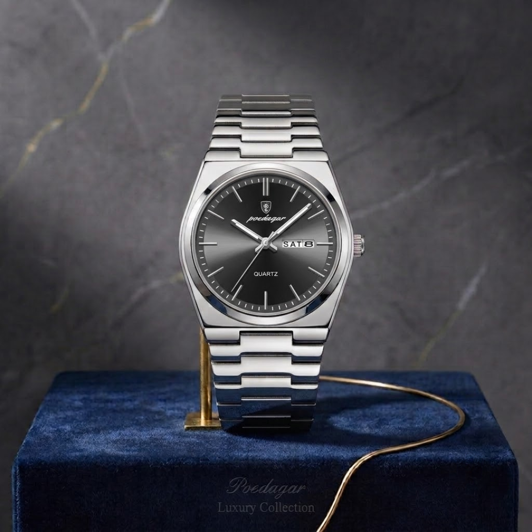 Reloj Poedagar Executive - Plata